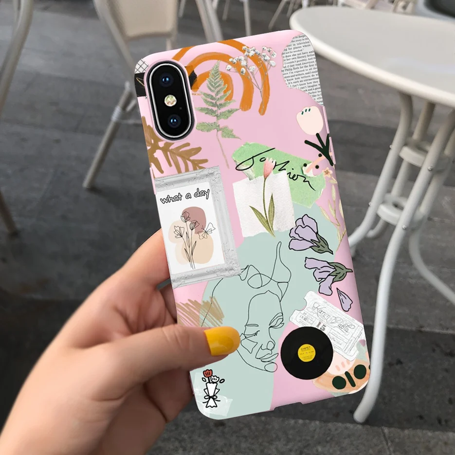Stylish Art Painted Soft TPU Phone Case Cover Bumper