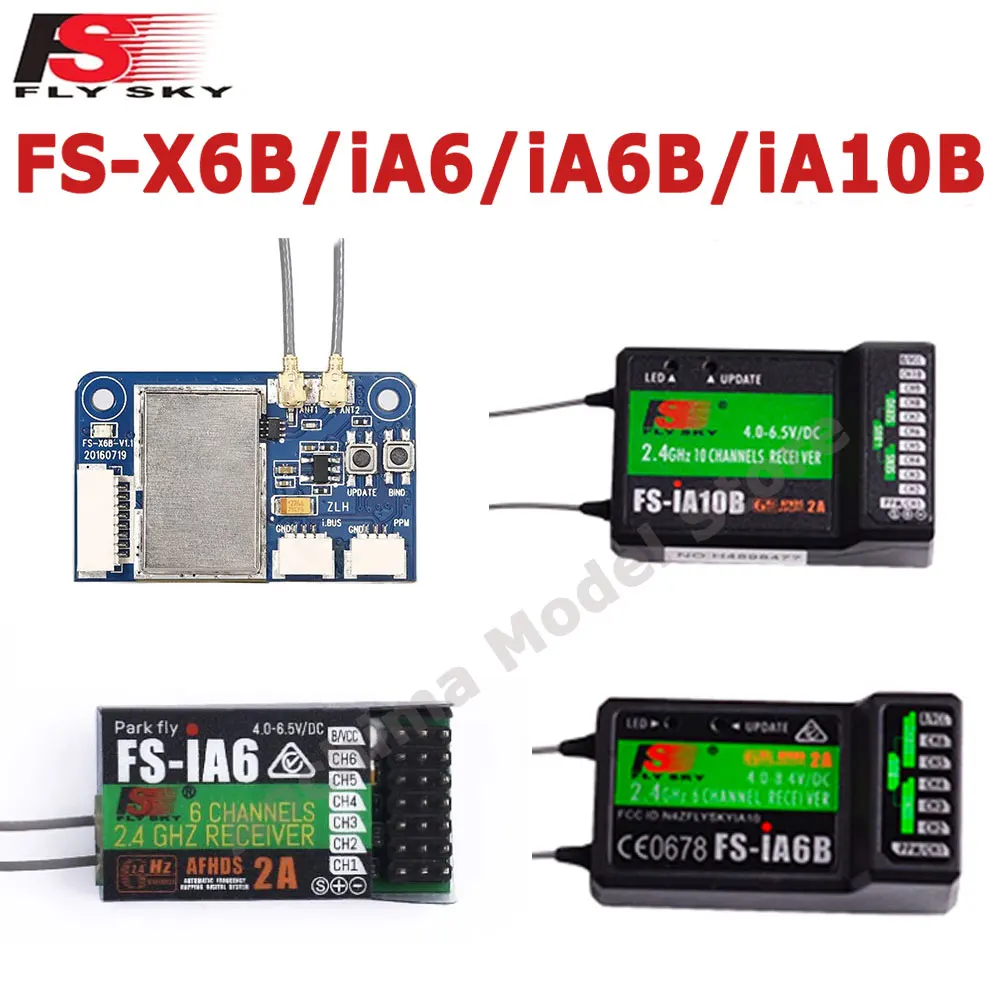 

Приемник для телефона FlySky FS-iA6 FS-iA6B, детали для пульта дистанционного управления i6X i6S i10 TH9A