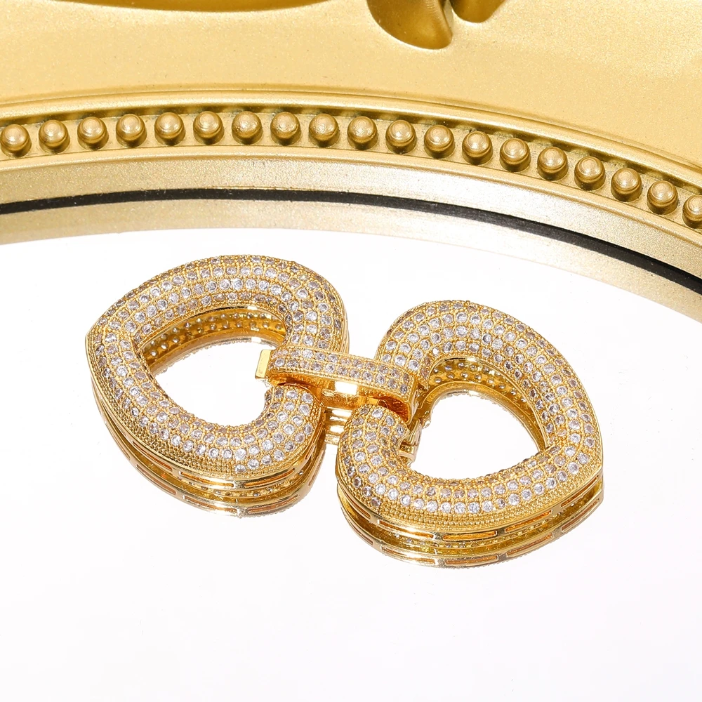Juya 18K Echtgold Überzogene Neue Stecker Verschluss Verschluss Verschlüsse Zubehör Für DIY Handarbeiten Edelsteine Perlen Schmuck Machen – Detail 5