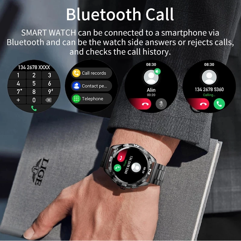 Foxbox ð Ʈ ġ  Smartwatch 2022   ƮϽ ð ο Ͻ AMOLED HD ũ