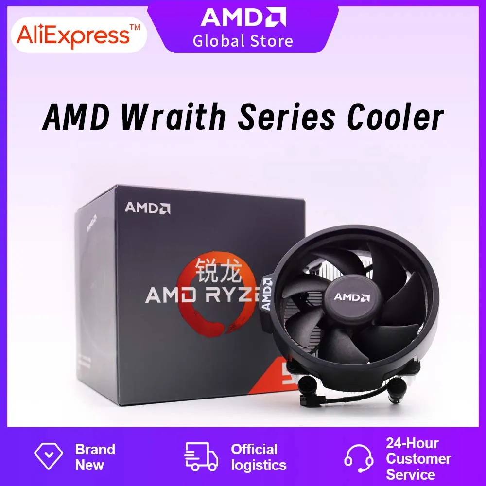 AMD Ryzen Cooler Novo Original Wraith Series Cooler Fan Brand New 4 PIN AM4  Workstation Radiator Computer Cooling Fan CPU Cooler - AliExpress