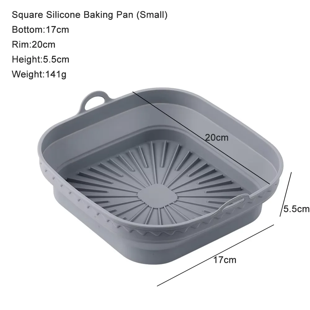 Set Accessori Per Friggitrice Ad Aria 16 Pezzi – Compatibile Ninja, Cosori, Cookwise (8.5-9.5L) – Stampi Silicone, Griglie, Spruzzatore, Guanti, Carta Forno