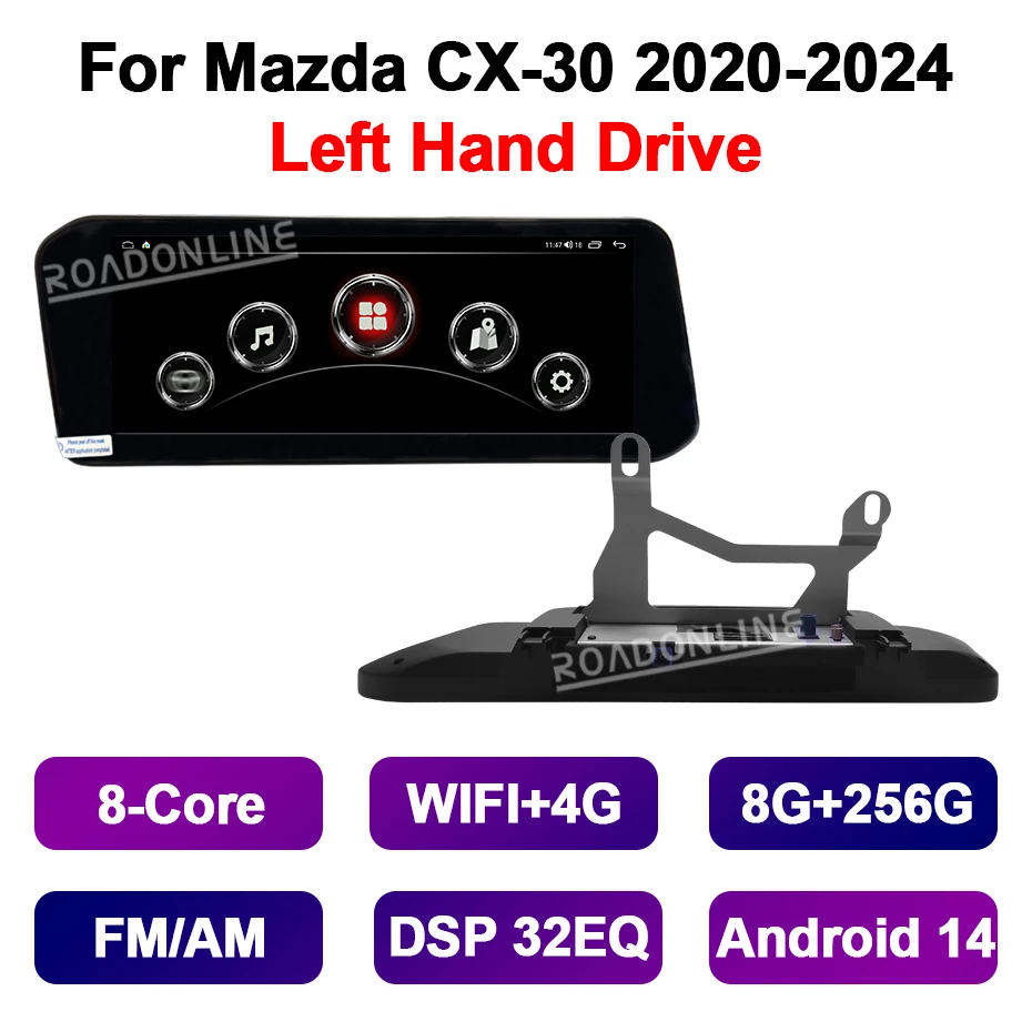 LFOTPP [2 unidades] Compatible con Mazda 3 CX-30 2024 2025 Facelift 10.25 pulgadas Navigation Protector de pantalla, CX30 10.25 pulgadas Nano PET Foile 5H Antiarañazos, protector de pantalla