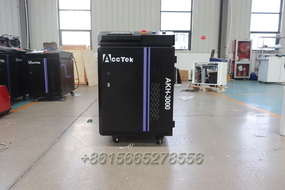 AccTek Robot Fiber Laser Welding Machines 3kW with Ce Certification Door to Door Delivery for Sale