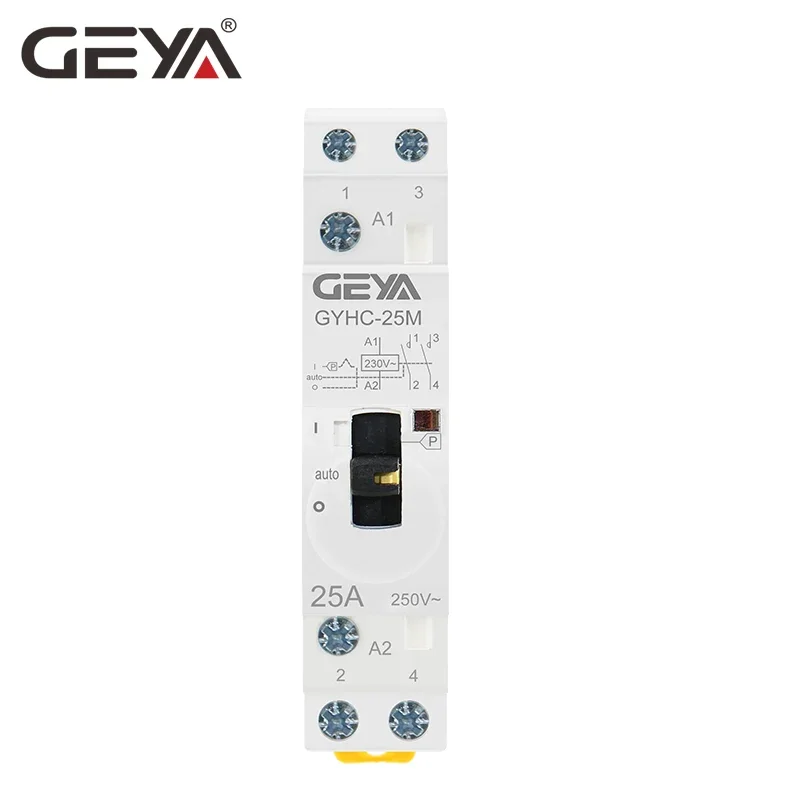 geya contator modular do trilho ruido contator 01