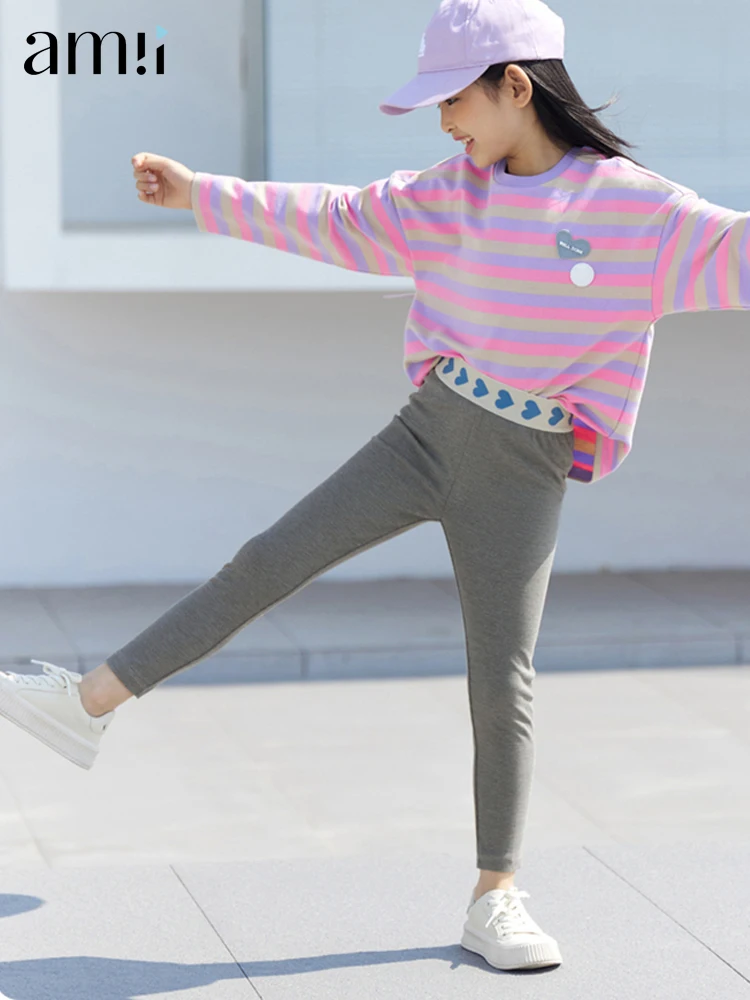 Children's Tight Yoga Pants Leggings Spring and Autumn Outer Wear Teen Girls  Running Elastic Sports Pants Girls Running Leggings - AliExpress