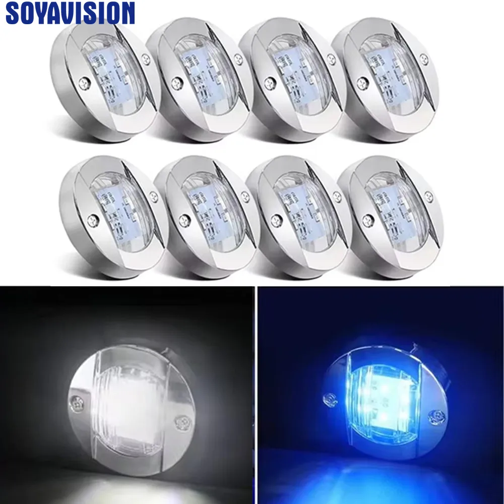 Marine Boat Lights 12V LED Round Stern Transom Anchor Navigation