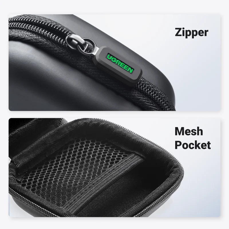 Durable Compact Earphone Accessories Carrying Case