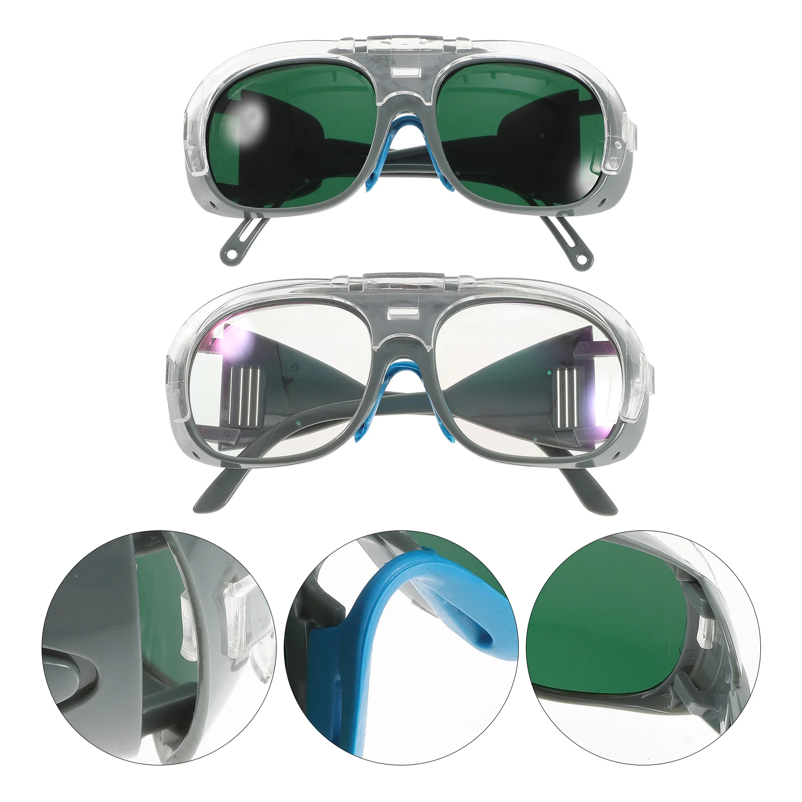 

Welding Goggles Flip-up Welding Biker Glasses Anti-glare Welding Protective Biker Solar Rechargeable