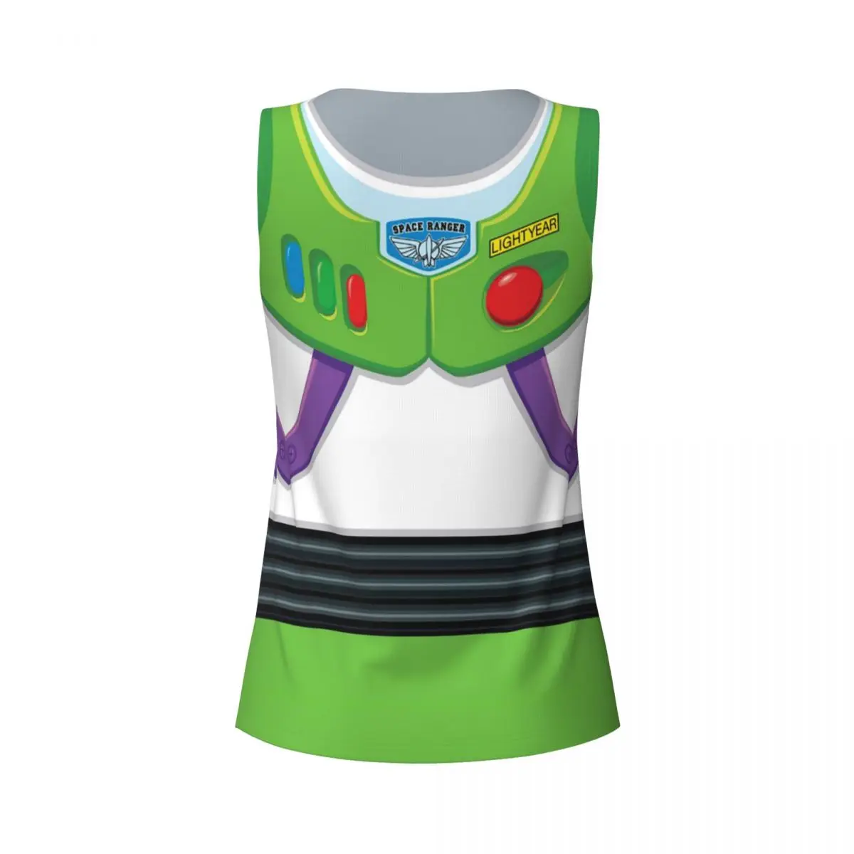 Toy Story Buzz Ranger Workout Tank Tops for Women Quick Dry Sleeveless Yoga Shirt