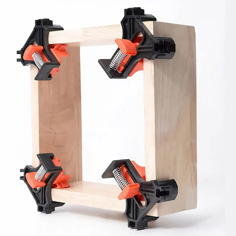 Woodworking Angle Clamps Right Angle Clamp Holder Ferramentas Manuais Ajustáveis para Woodworking Project Picture Frames Pcs 90 °