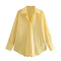 MUJER Women Shirt Multicolour Button Up Shirt Women Summer Long Sleeve Top Female Streetwear Oversize Shirts And Blouses Women - Image 4