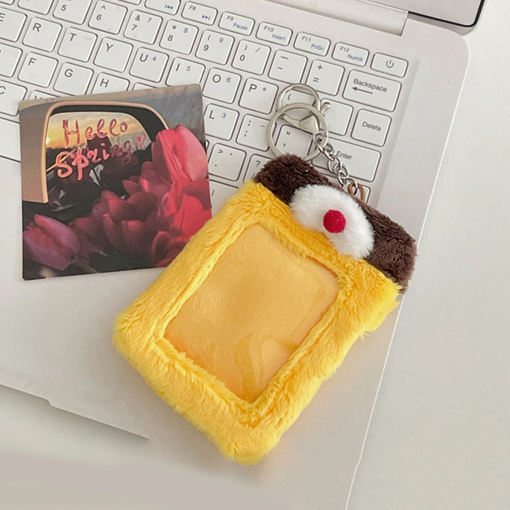 Credit Card Holder Card Holder Card Protector Idol Card Protector Photo Card Holder Idol Card Book Photo Album Photo Card Binder Plush Card Cover Star Chasing Pendant Cartoon Protector Case Animal Shape Cute Photo Card Holder Sweet ID Credit Case Keychain