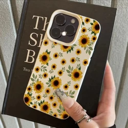 Vibrant Sunflower Artistic Pattern Soft Phone Case - iPhone 18 Pro Max (1)