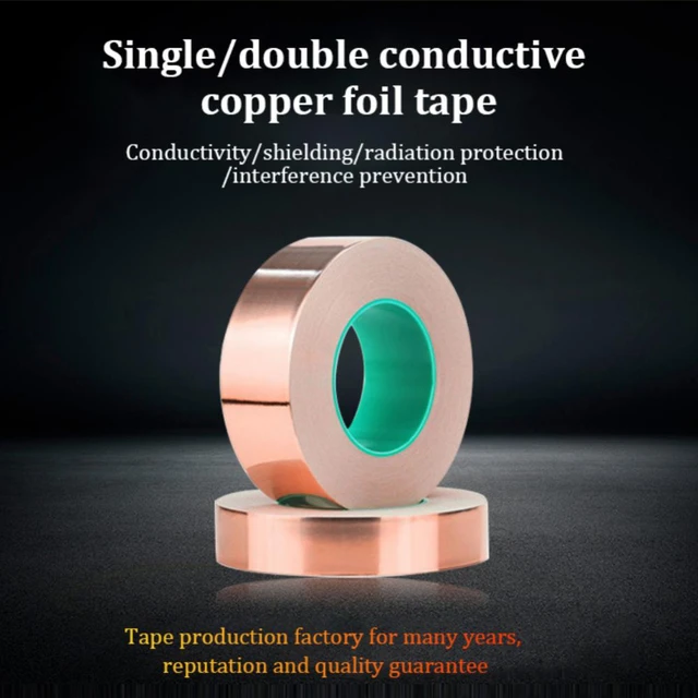 Copper Foil Tape Stained Glass Soldering Adhesive Copper Tape Stained