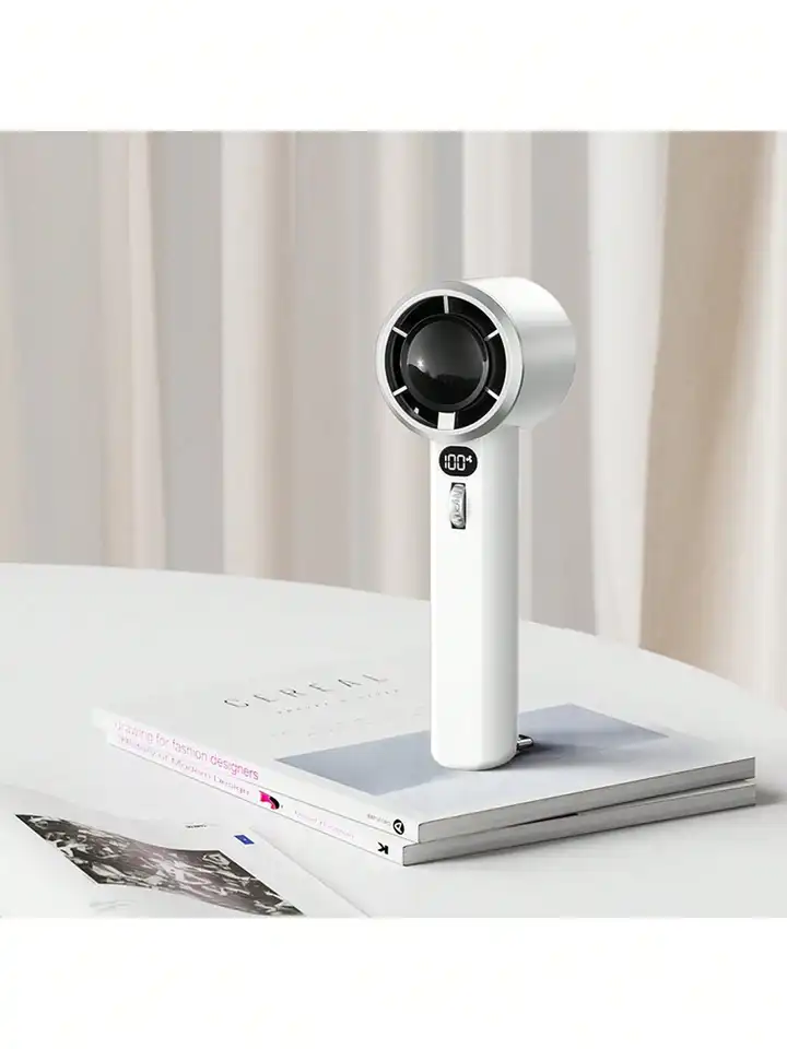 Rechargeable Mini Handheld Fan with Display