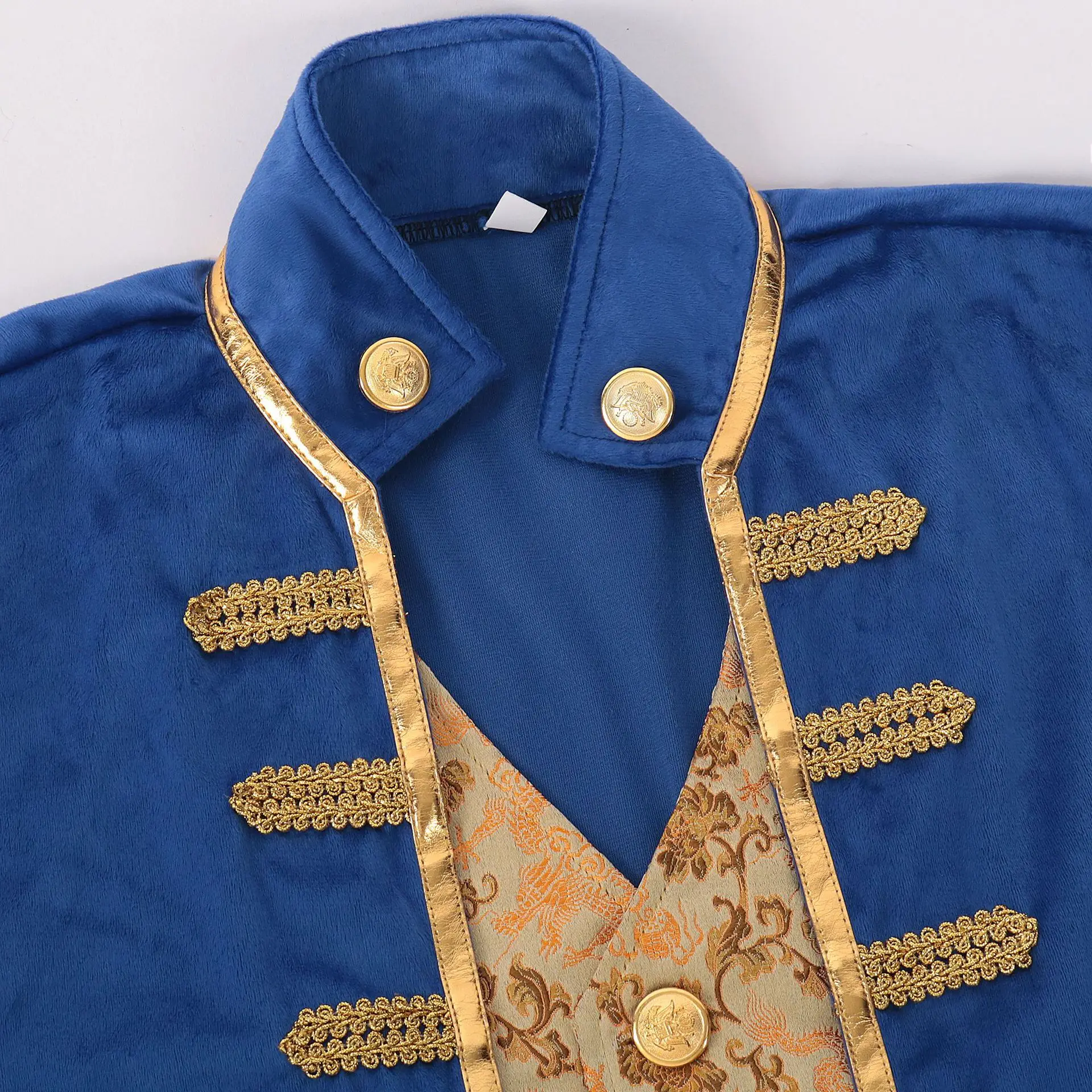 Mens Medieval Tailcoat Jacket Embroidery Vintage Gothic Steampunk Tuxedo Pirate Victorian Frock Coat Uniform Halloween Costume