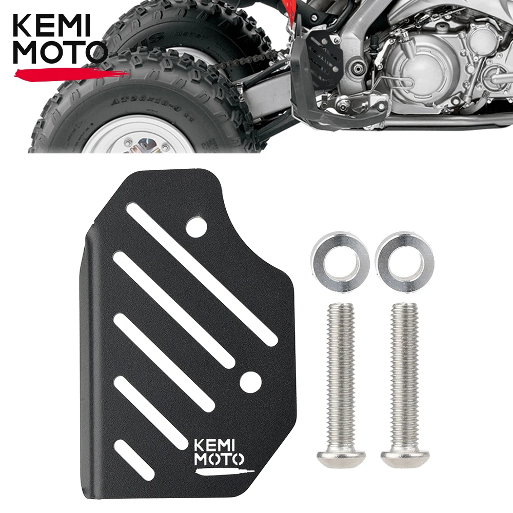 KEMIMOTO Rear Master Cylinder Guard Protector Cover Compatible with Yamaha Raptor 700 700R YFZ450 YFZ450R 450X 2006-2023