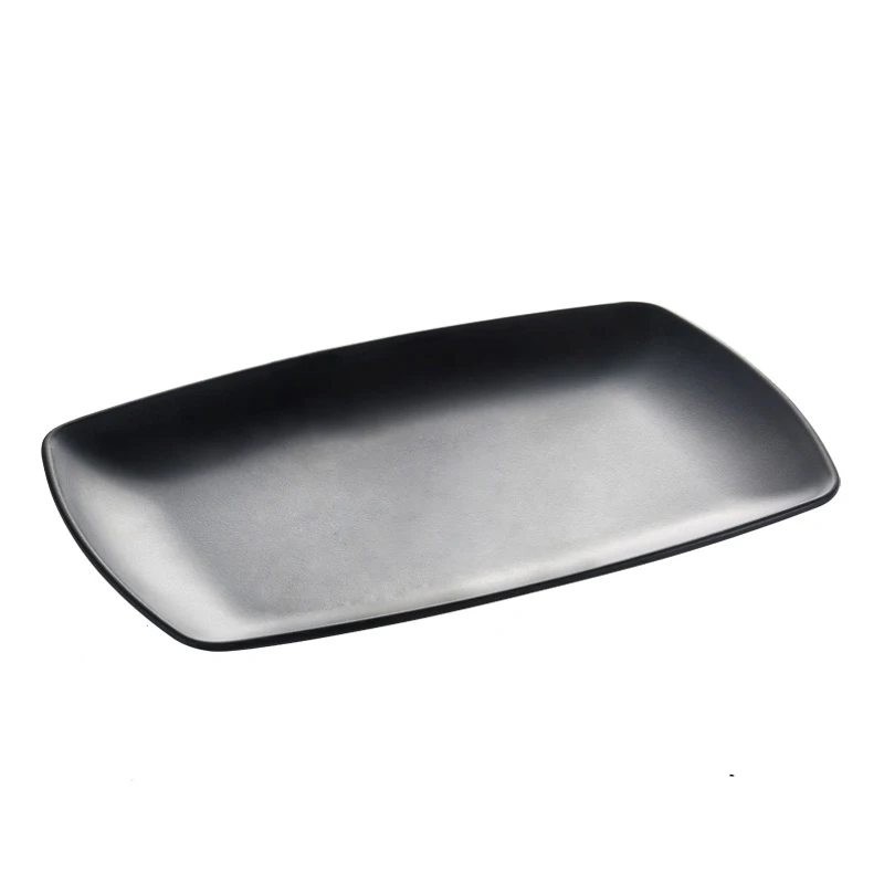 NEW ! 1pcs Melamine high quality serving tray matte food platter