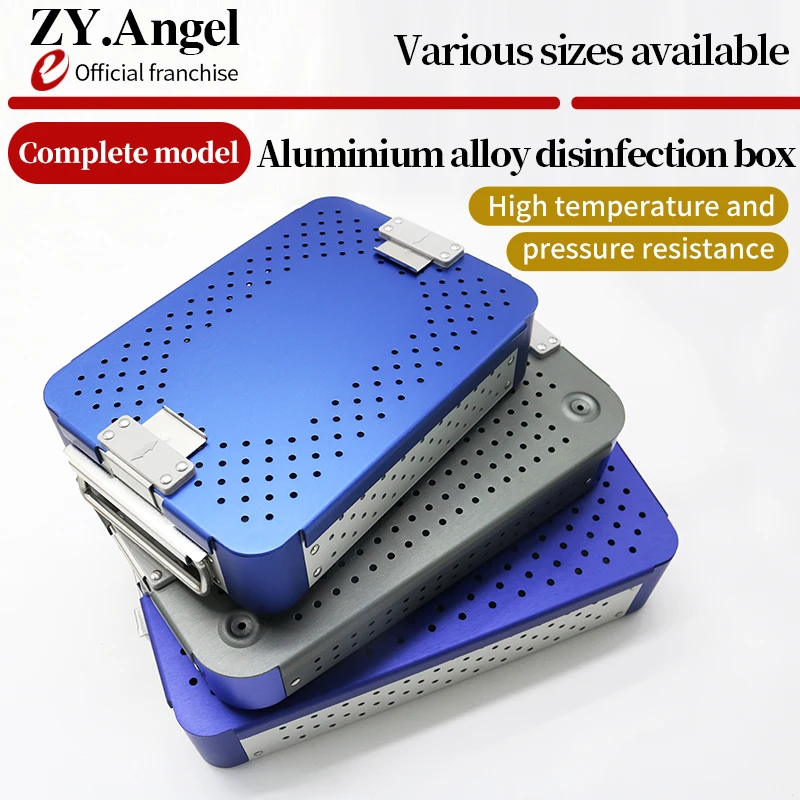 Caja De Esterilización Quirúrgica Y Dental De Acero Inoxidable 6x12 - Grado Profesional Alemán, Marca Surginstruments