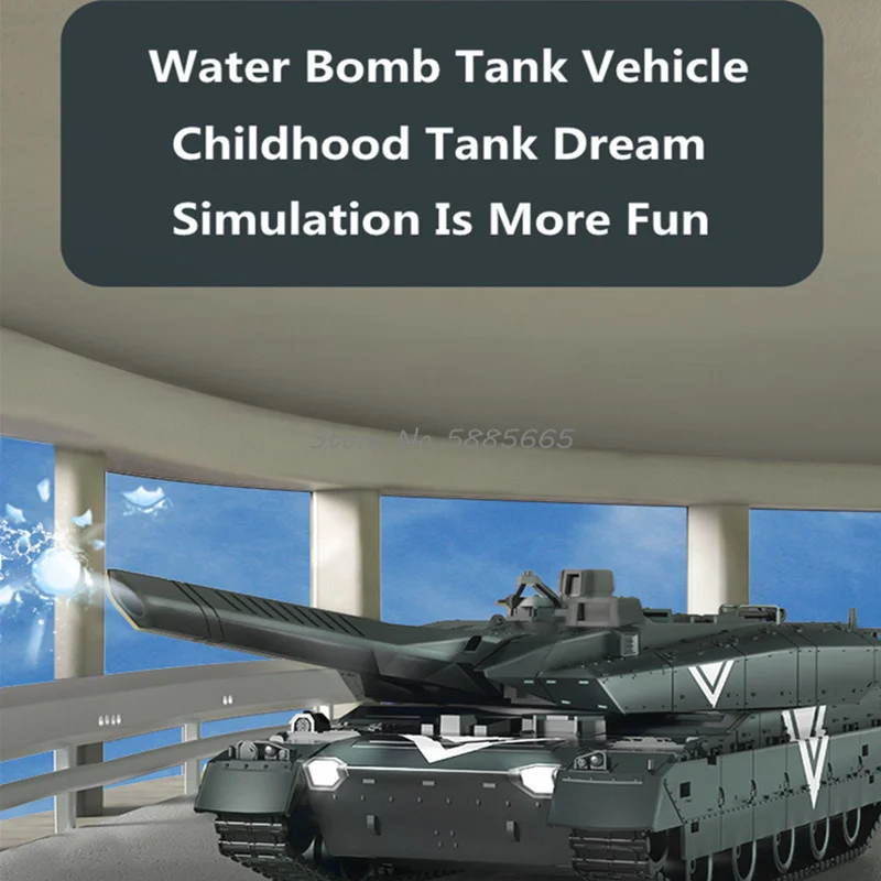 40CM Multiplayer Combat Fire Bullet Dual Remote Control Tank 330° Turret Rotation Gesture Sensing Lighting Sound Effects RC Tank 2