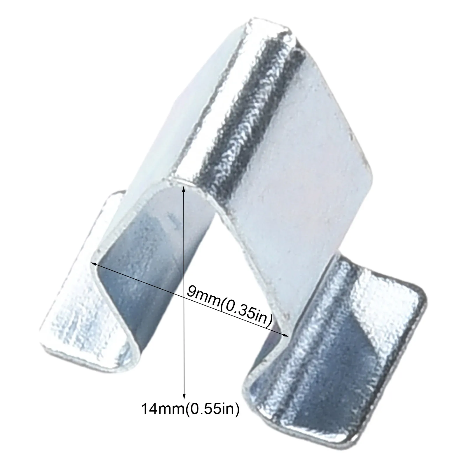 

Auto Fastener Clips Metal Fastener Clips Auto 14x9mm/0.55x0.35inch 20 PCS Fits For Golf Metal Spring Trim Clip