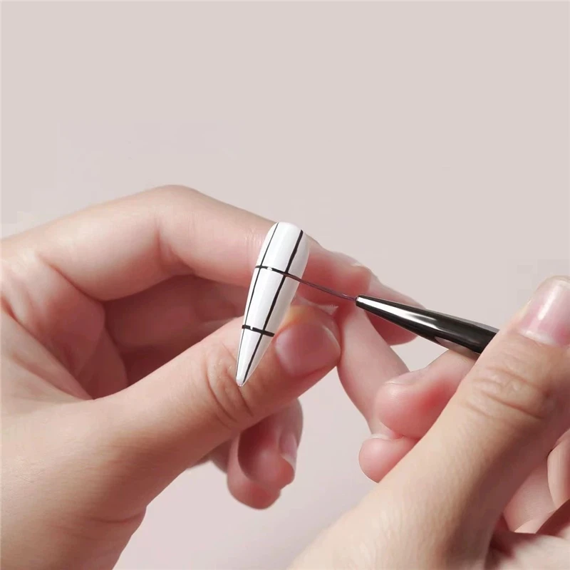 6/9/12/15/18mm Round Wood Handle Art Liner DIY Painting Brush Drawing Lines Stripe Flower Painting Pen UV Gel Brush 3
