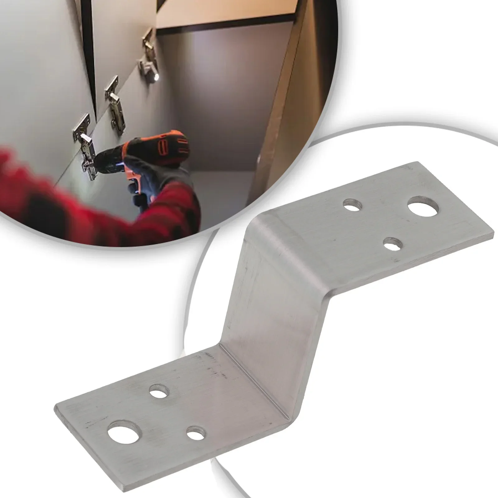 Corner Fixed Fasteners Multi-functional Stainless Steel Thickened And Widened Z-shaped Corner Brackets Fixed Connector Hardware stainless steel angle bracket furniture hardware angle bracket angled furniture hardware angle connector