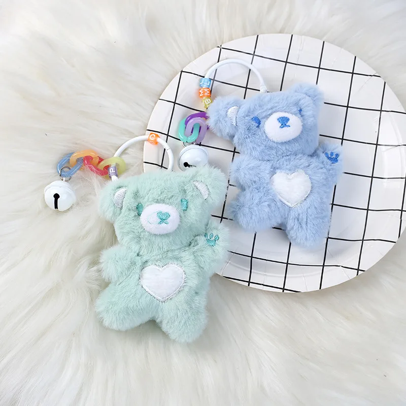 

60pcs/lot Wholesale Girls Bear Plush Doll Car Keychain Pendant Animal Small Gift Pta609,Deposit First to Get Discount much Welc