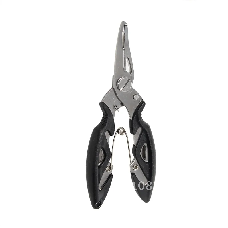 Fish Lip Plier Stainless Steel Control Scissor Snip Fishing Grip Set Nipper Pincer Accessory Clamp Cutter Plier Fishing Tool