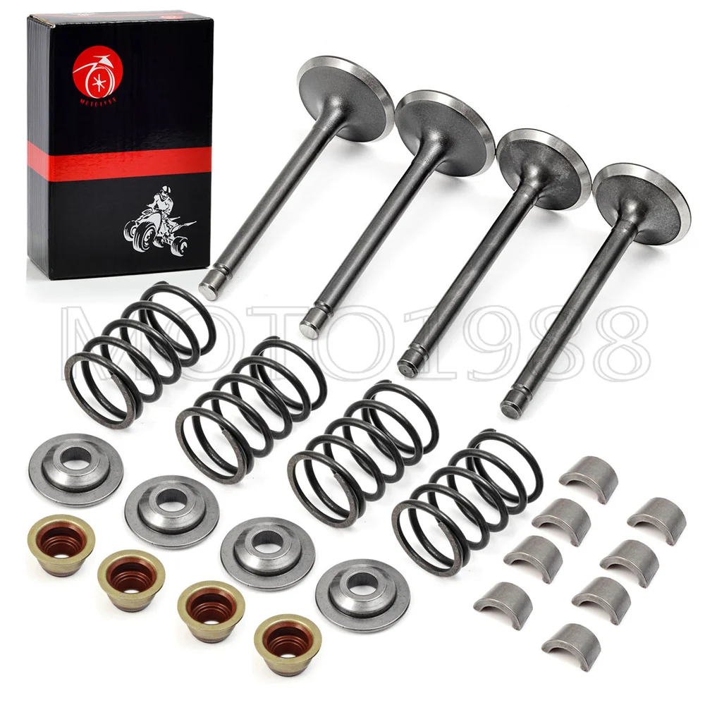 Top End Kolbenring STD Dichtung Dichtung Auslass Einlassventil für EZGO 4-Takt Gas Golf Cart 350cc EH35C MCI Fuji Robin Motor 96-02 – Detail 4