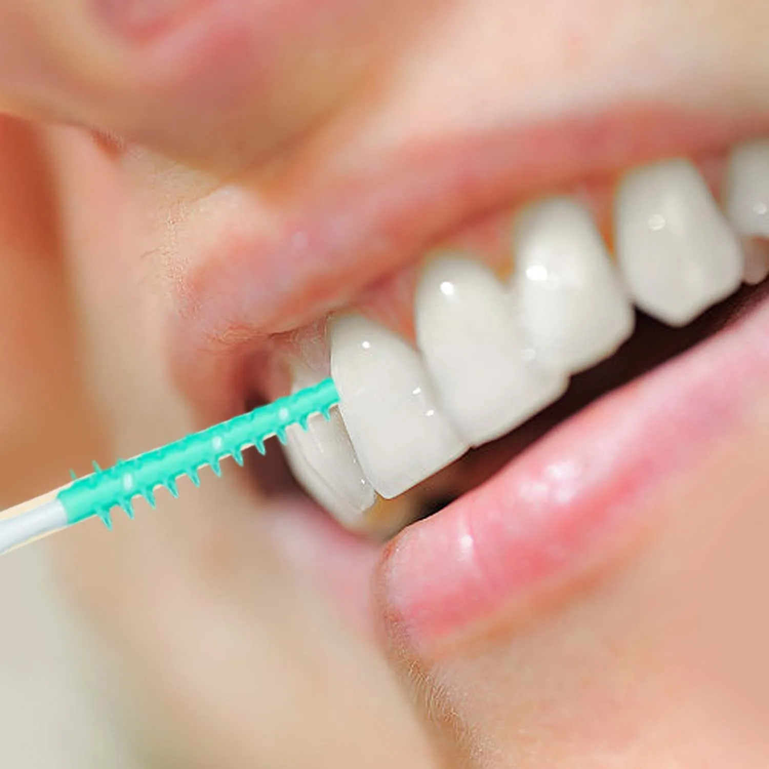 Polypropylene Interdental Brushes for Teeth Cleaning Between Teeth