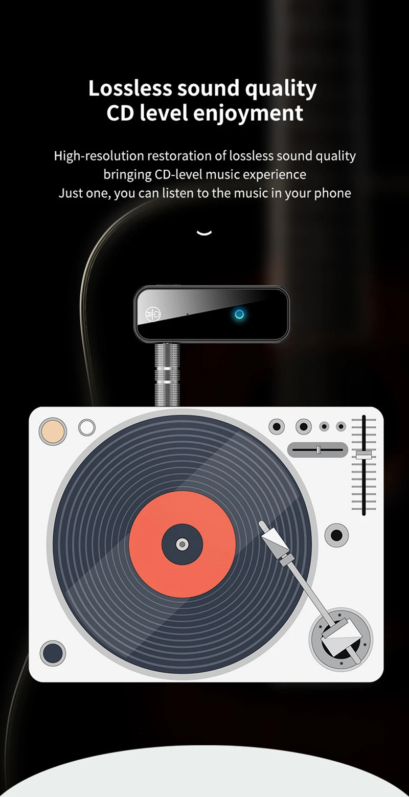 New Bluetooth 5.3 Transmitter Receiver HIFI stereo Wireless Audio Adapter With HD Mic 3.5mm AUX For Car Audio Music Hands-free 7 S84f9f736a94345209faa2288b40a128bF