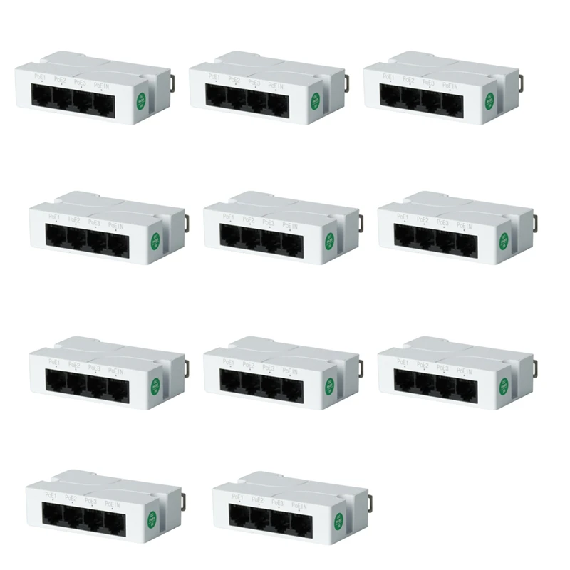 

1 To 3 Port Poe Extender Passive Cascadable IEEE802.3Af For IP Port Transmission Extender For POE Switch NVR IP