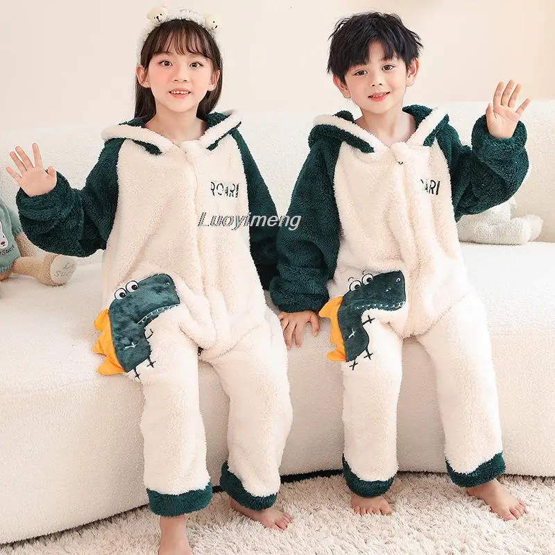 Christmas Baby Rompers Winter Costume Flannel Hooded Bodysuits Oneise Pajamas Animals Overalls Jumpsuit For Boys Girls Clothes