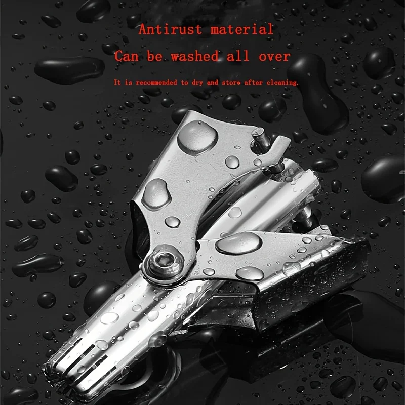 Washable Manual Nose Hair Trimmer For Men And Womens, Stainless Steel, Portable Nose Hair Clipper