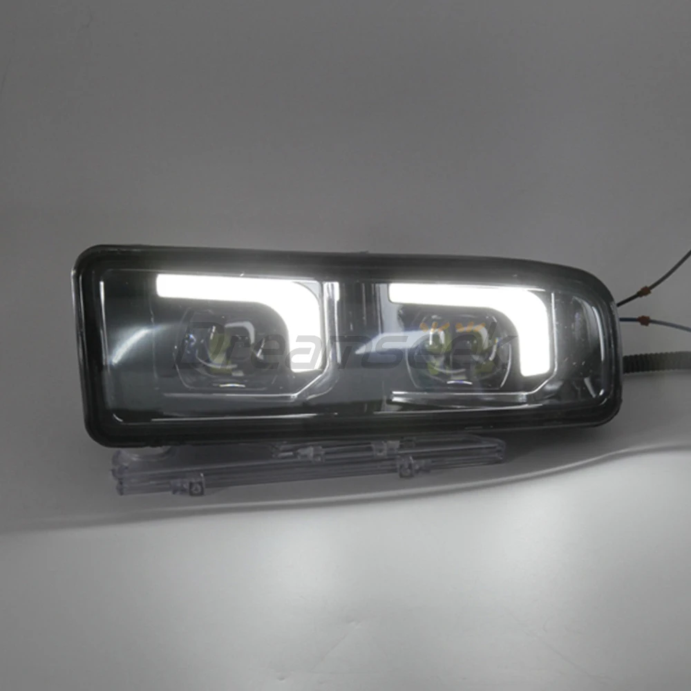 LED Daytime Running Light DRL for Lexus GX 470 J120 2003-2009 Fog Lamp Assembly W/ Dynamic Turn Signal Car Driving Light Blinker