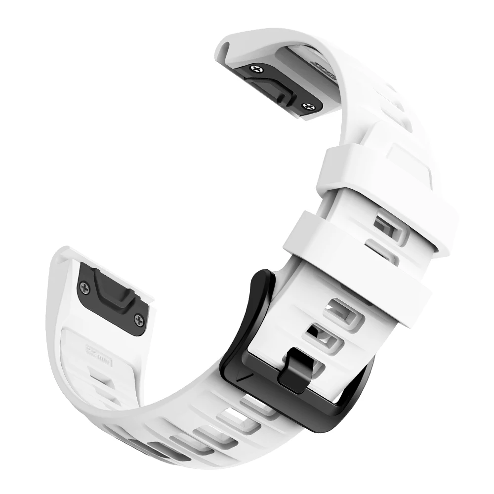 Quick Fit 20mm Sports Silicone Watch Strap Bracelet