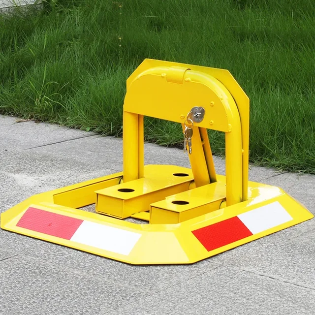 Octagonal Parking Lock Processing Anti-Collision Parking  Garage Lock Car Lock 4