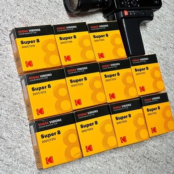 Pellicola originale Kodak Vision3 Super 8mm Pellicola originale Kodak 50D/7203 200T/7213 100D/7294 7266 Pellicola Super 16mm Pellicola 8 colori Spot