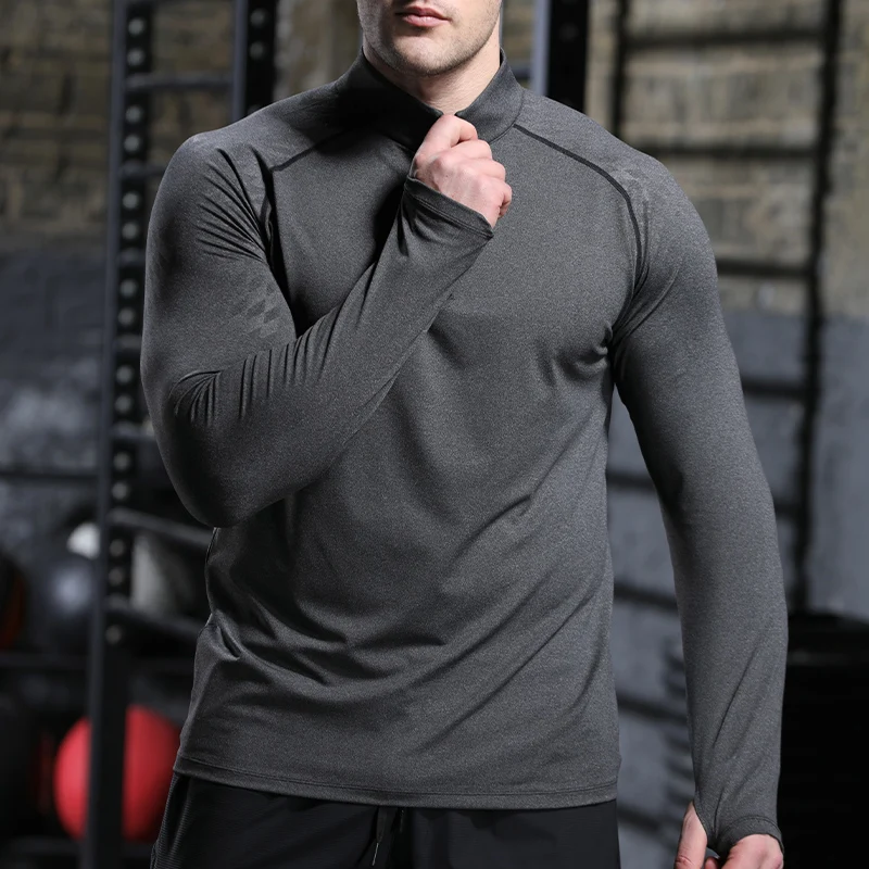 Mens Running Shirt - Quick Dry Sports Top for Gym and Workout