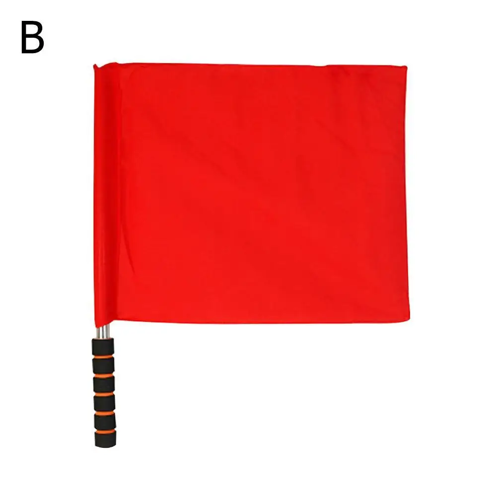 Color Soccer Referee Flag Fair Play Sports Match Football Colors Linesman Soccer Flag Referee Flags V2P7