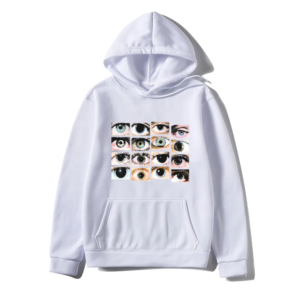 Men Hooded Sweatshirt Eye, Streetwear Hoodie Sweatshirt