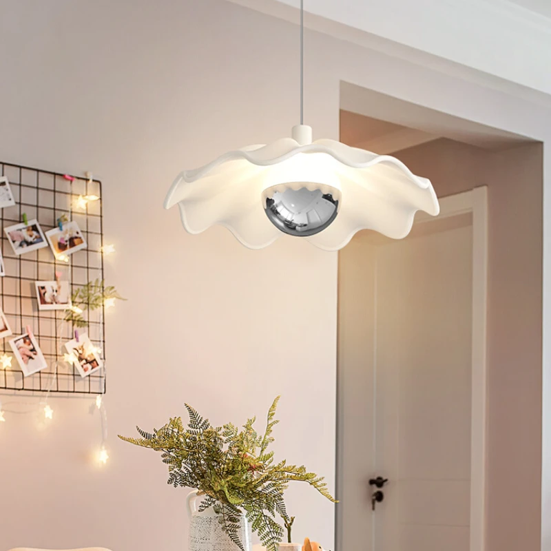 

zq Dining-Room Lamp Modern Minimalist Cream Style Room Bedroom Bedside Small Droplight