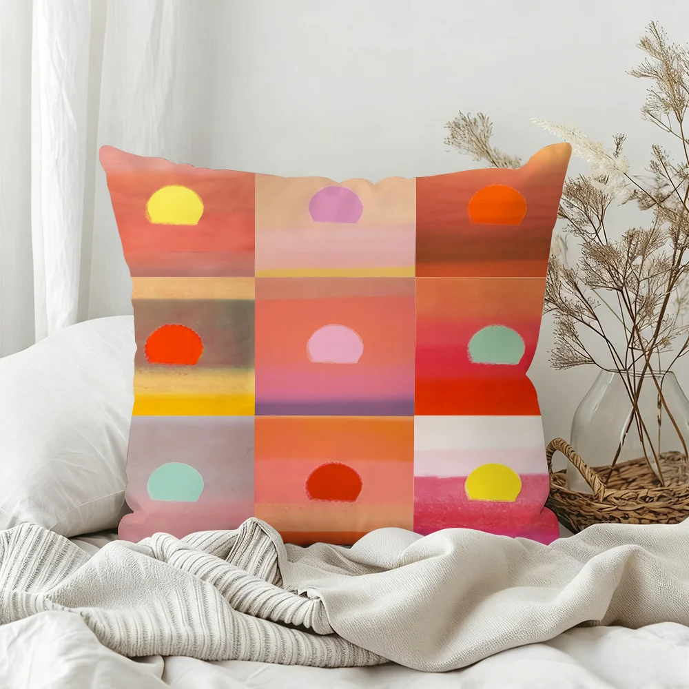 Art A-Andy Warhol Colors Kissenbezug für Schlafzimmer, Sofa, Wohnzimmer, Rückenlehne, Dekoration, quadratisches Kissen, Nickerchenzeit – Detail 7