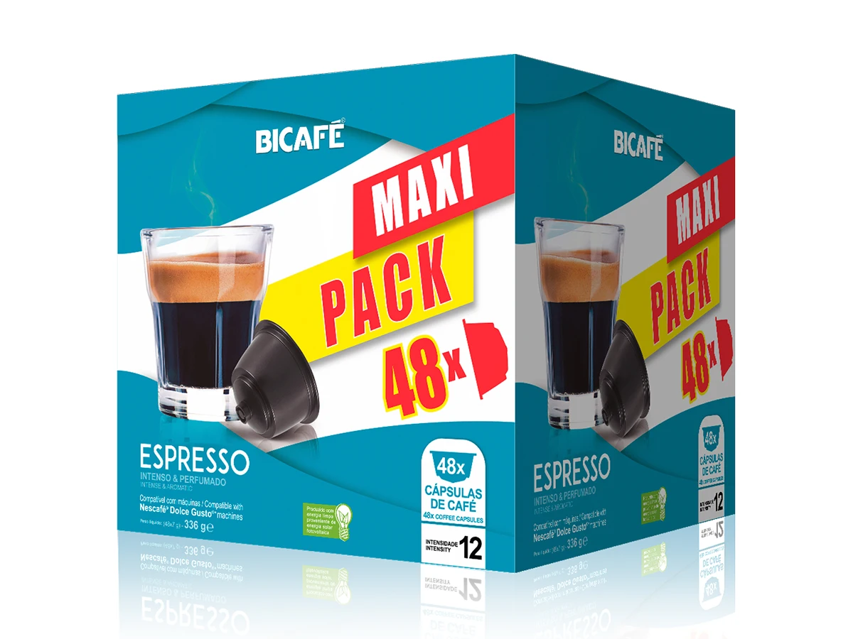 Maxipack 48 Cápsulas De Café Espresso Para Maq. Dolce Gusto