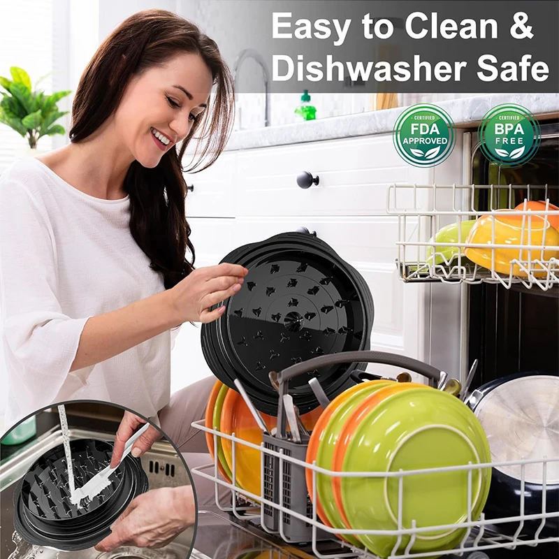 Chicken Shredder Large Chicken Breast Shredder Tool Twist Meat Breast Shredding Separation Mincing Grinder Machine With Lid chicken shredder
