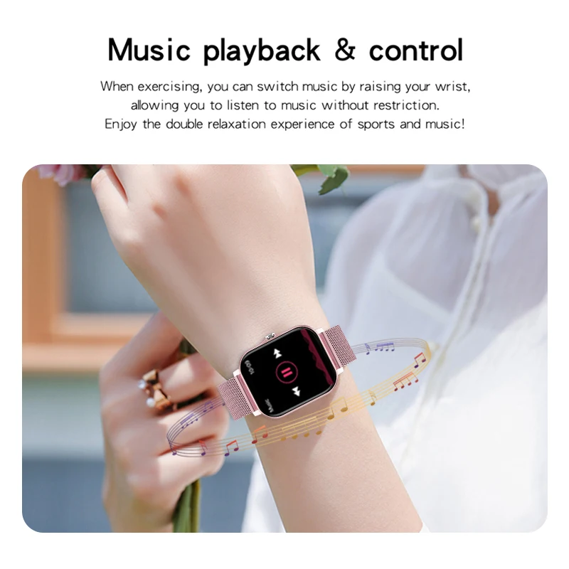 LIGE Smart Watch Women Bluetooth Call Watch Fitness Tracker Waterproof Sport Smart Clock Fashion Ladies Men Smartwatch Woman smart watch