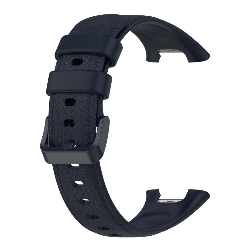 

Lychee Pattern Watch Strap Band Belt Breathable for Mi Band 7 for Smart Brac
