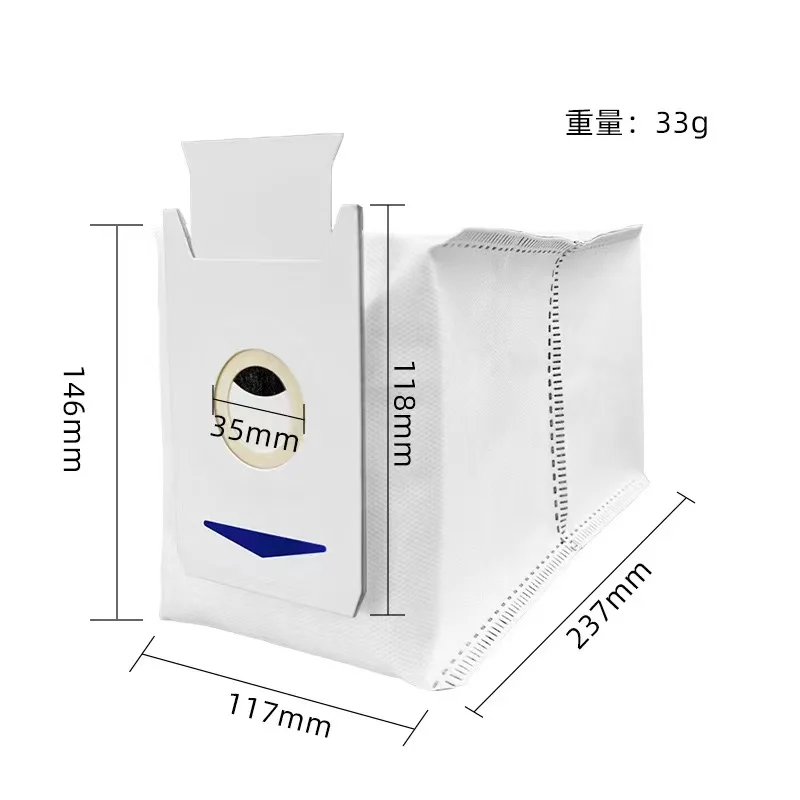 Universal Robot Vacuum Replacement Accessory Kit - Dust Bags, Brushes, Filters & Mop